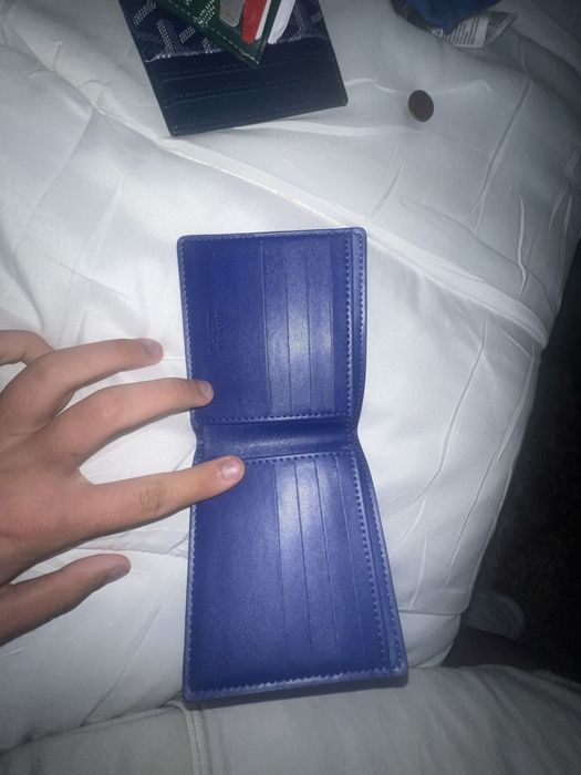 Carteira goyard azul