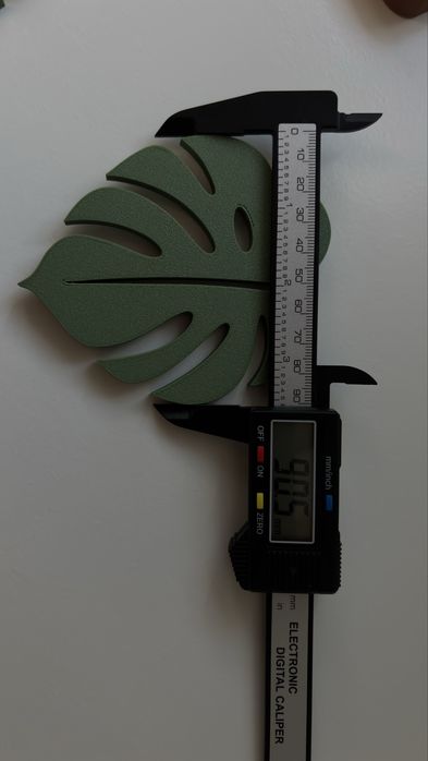Conjunto de porta copos - Folha de Monstera (costela de Adão)