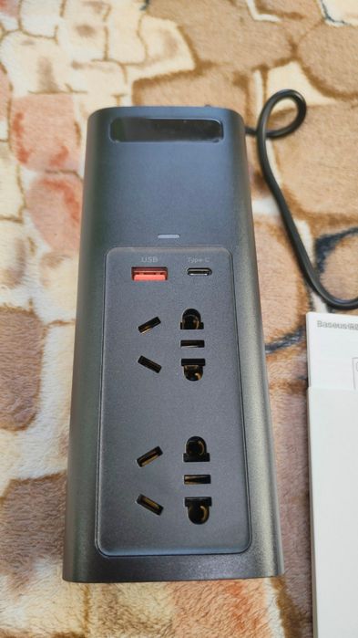 Авто перетворювач інвертор Baseus 150W инвертор басеус преобразователь