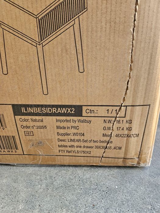 Sweeek 2 mesas de cabeceira