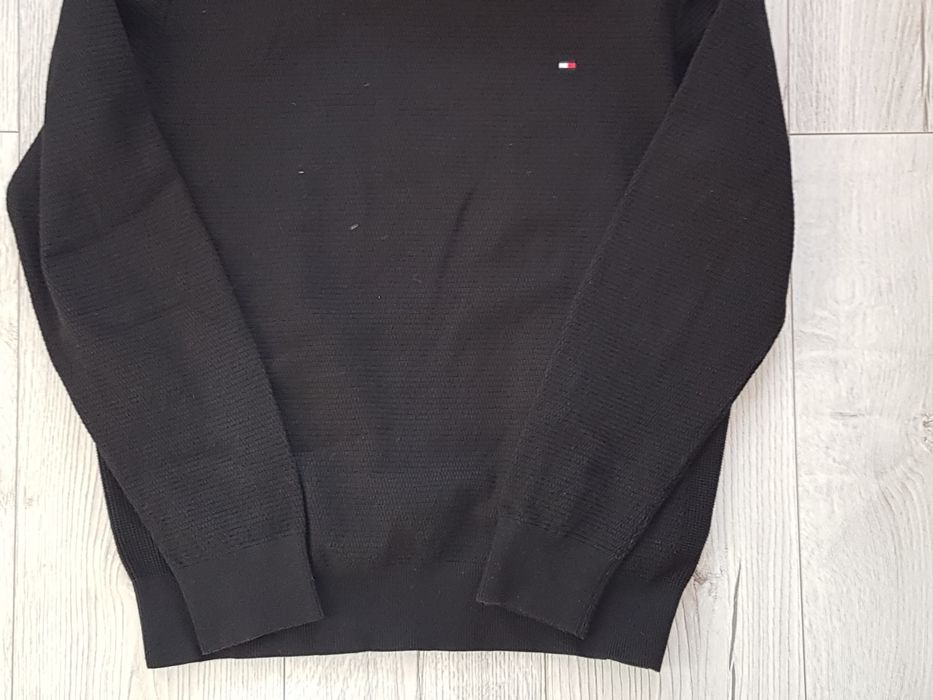 Sweter jak nowy Tommy Hilfiger czarny, r. M