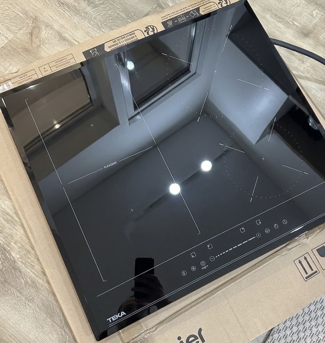 Placa de Indução Teka IBF 64200 SSS BK | 59 cm | 4 Zonas | Preto