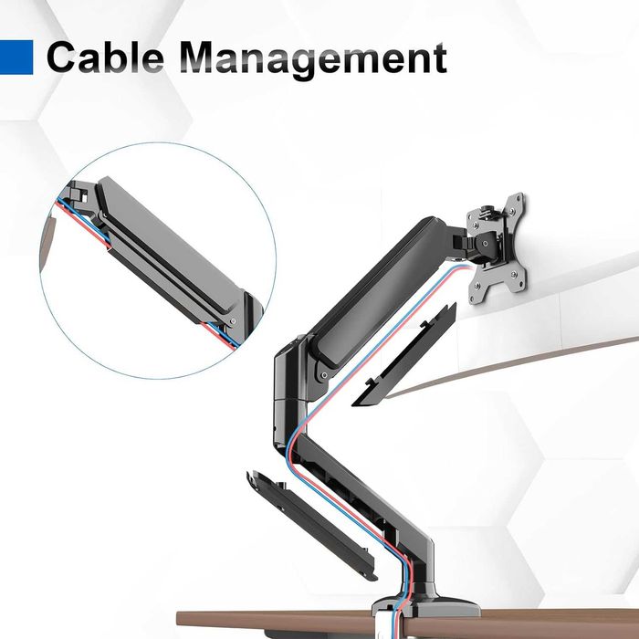 GRIFEMA GB2003-1 regulowany uchwyt do monitora TV 10-32 do 9kg uchylny