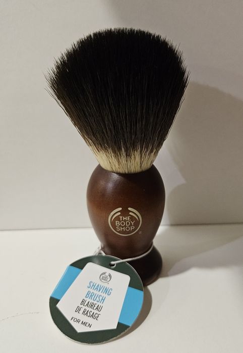 The Body Shop Чоловіча дерев'яна щітка для гоління. Помазок  гоління