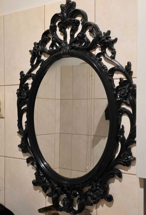 Lustro glamour styl prowansalski shabby chic farmhouse do renowacji