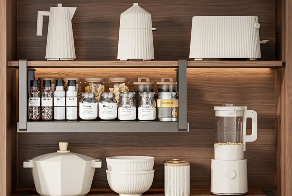 Półka wisząca podwieszana metalowa 38 x 22 x 19