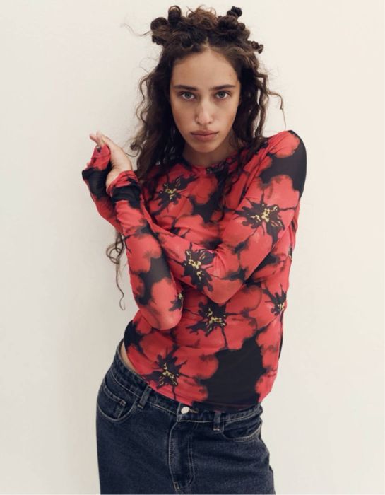 Лонгслів jul з маками