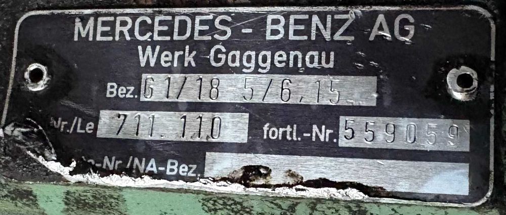 Caixa de 5 Velocidades Mercedes G1/18 5/6,15