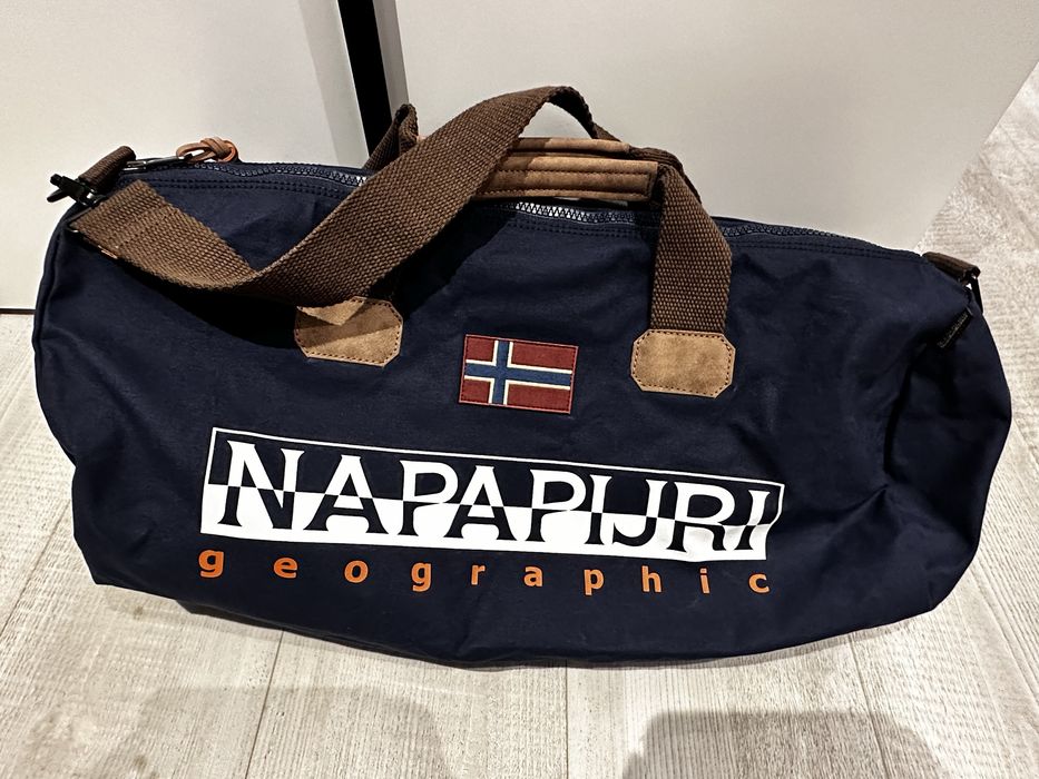 Спортивна сумка Napapijri Bering 3 48 л blu marine