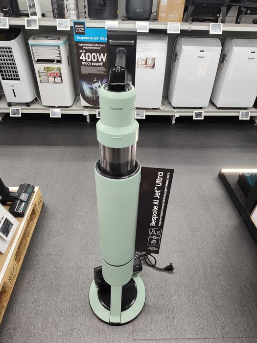 SAMSUNG Odkurzacz bezprzewodowy SAMSUNG VS90F40DEM/GE Bespoke AI Jet Ultra Miętowy Media Markt Olsztyn