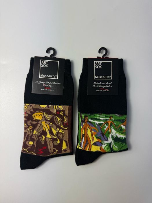 Nowe skarpetki unisex 2 pary MuseARTa czarne 36-43