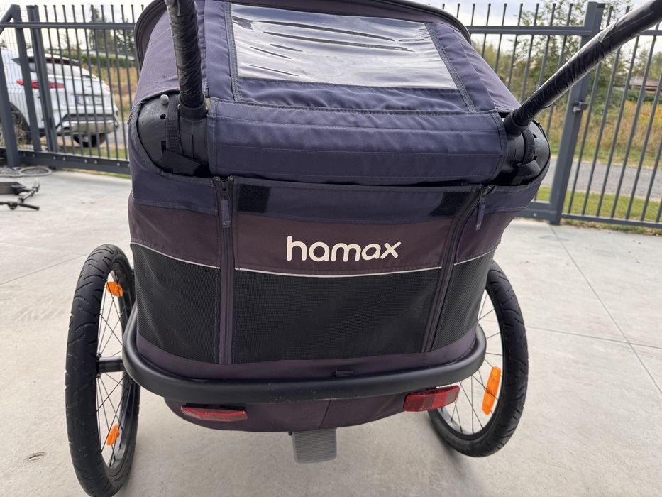 Przyczepka rowerowa Hamax Pioneer 2os. (bliźniacza do Outback)