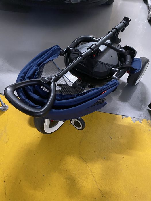 Triciclo bebe crianca azul qpark