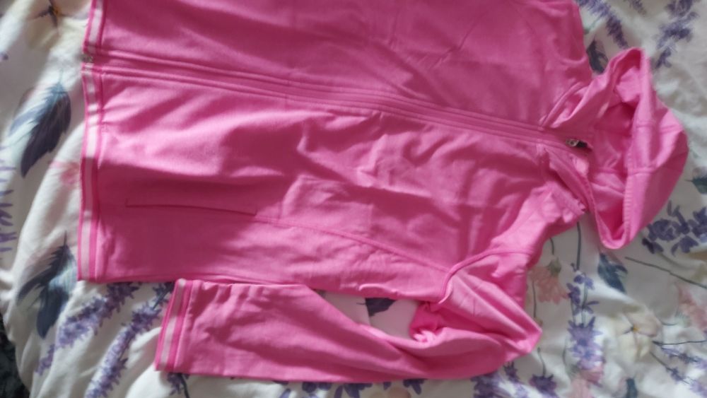 Bluza cienka różowa damska