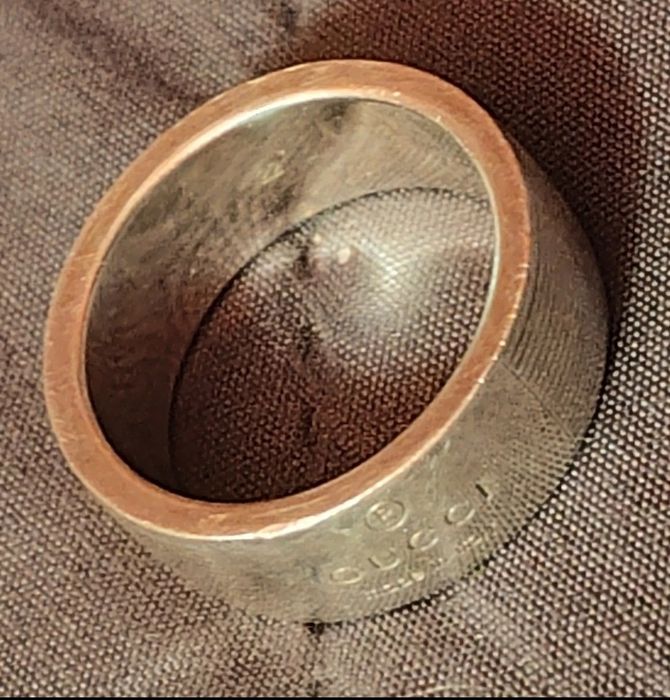 Oryginalna obrączka Gucci, srebro