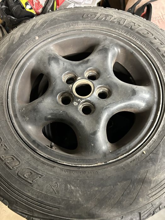 4 jantes + pneus estrada RR