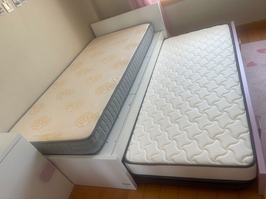 Cama menina usada, com colchão