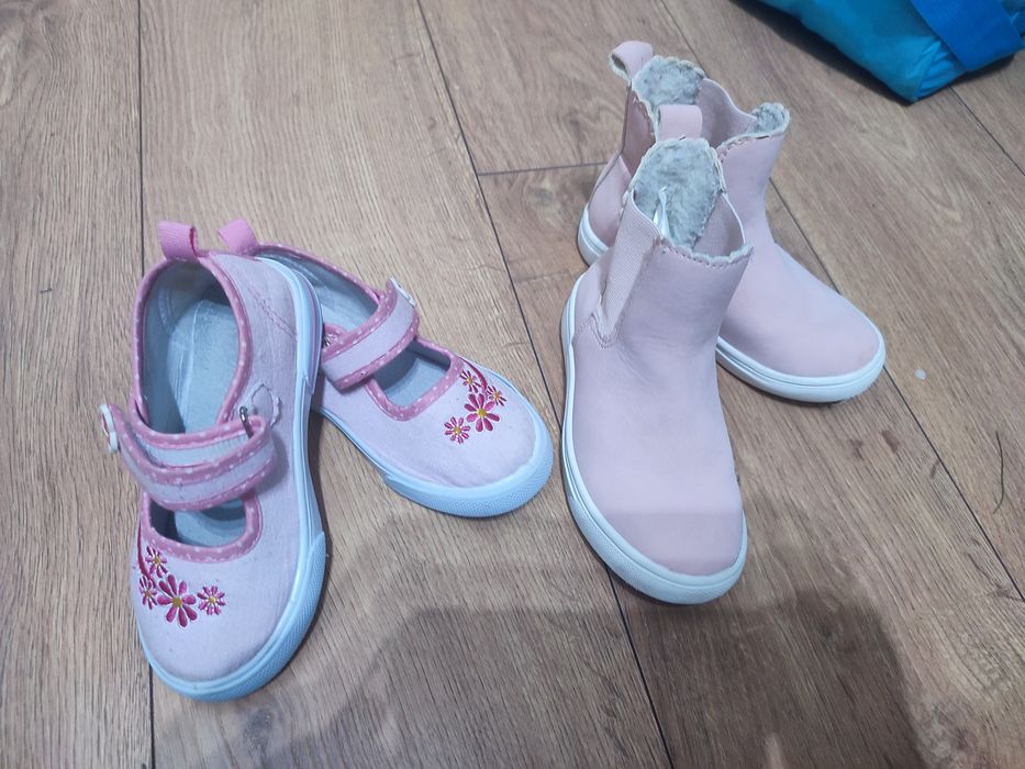 Buty jesień + trampki na rzepy 25