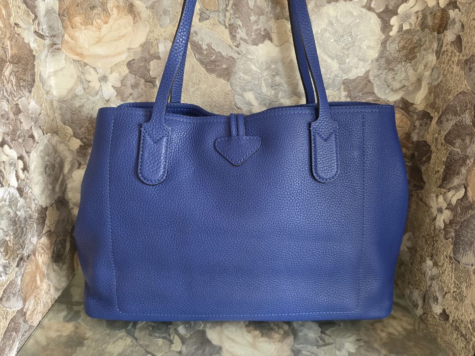 Шкіряна сумка Longchamp оригінал