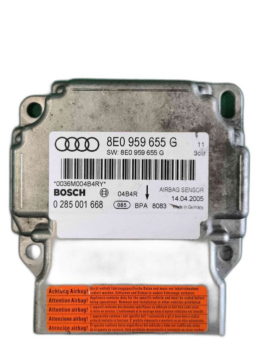 Centralina Airbag AUDI A4 B7 8E0959655G (OEM) | 0285001668 (OEM)