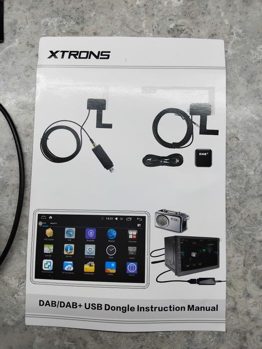 USB-адаптер DAB/DAB+ від XTRONS, призначений для отримання цифрового р
