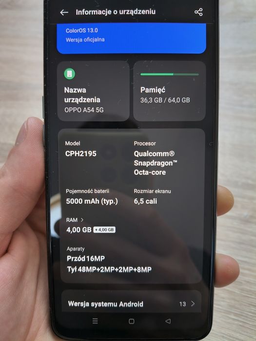 OPPO A54 5G Stan idealny!