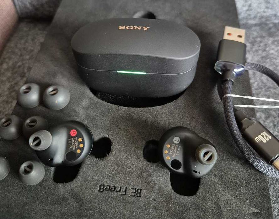 Sony WF-1000XM4 nowe baterie 9 godz