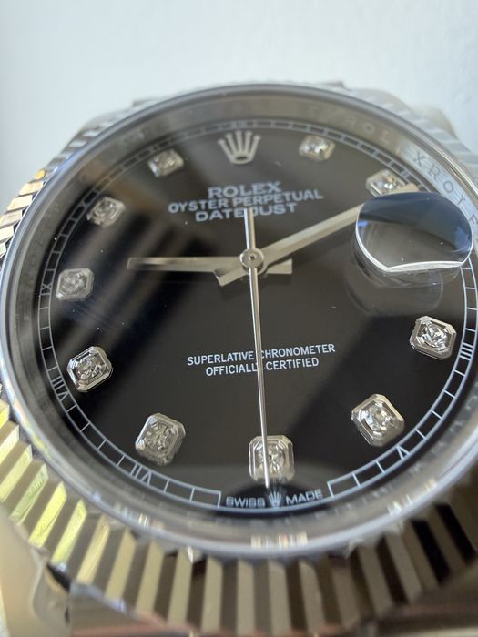Годинник Rolex Datejust 41 Black Jubilee Ролекс з діамантами