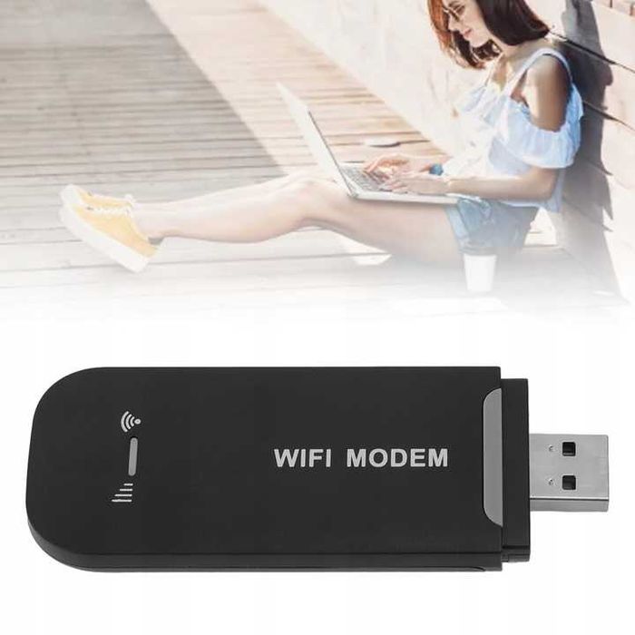 szybki modem USB DO INTERNETU 4G LTE NA KARTĘ SIM DO 10 użytkowników