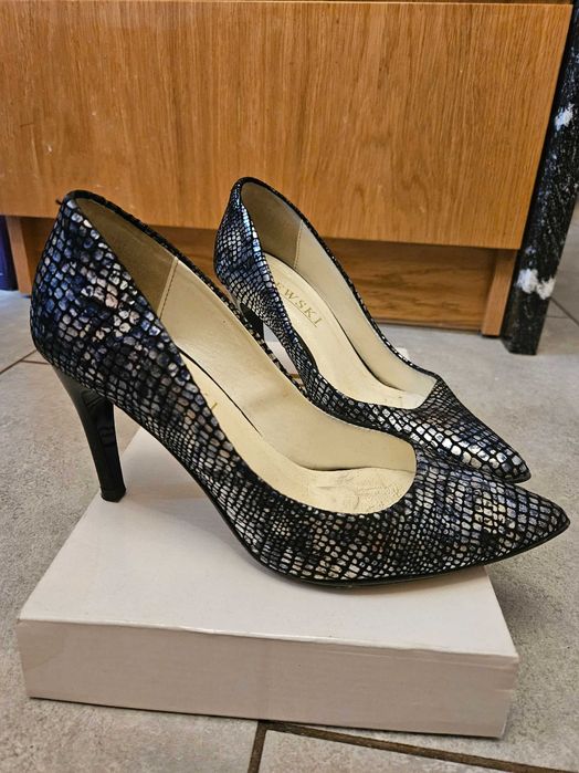 Eleganckie szpilki LEWSKI r. 37