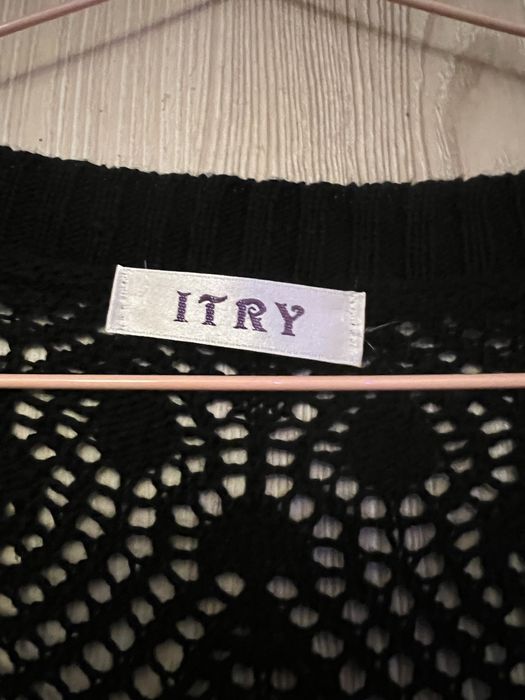 Casaco em croché ITRY preto