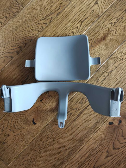 REZERWACJA! Stokke Tripp Trapp Baby Set + Tacka Tray Storm Grey | Oryginał