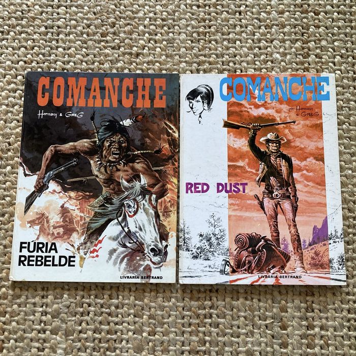 Comanche Hermann & Greg 8 Livros + 2 Revistas