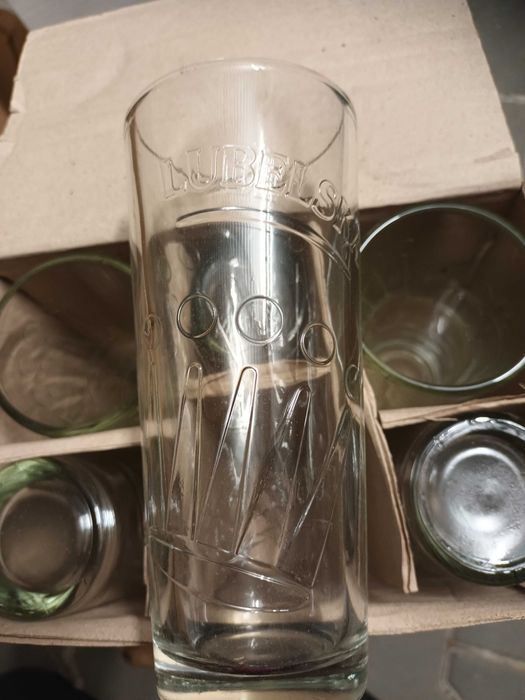 Szklanka 0,4l logo Lubelska zestaw 6 szt. NOWA