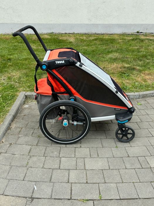 Przyczepka rowerowa thule chariot cross 1osobowa z zestawem do biegania