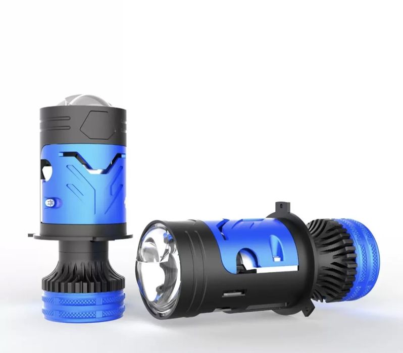 Автолампи LED H4  с линзой в фары 65/85 ватт T90 (цена за пару!)