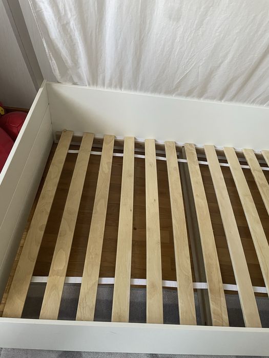 Cama de solteiro de criança com colchão 200x90cm