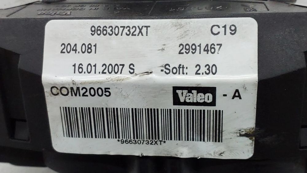 Conjunto / manetes de luzes e limpa vidros PEUGEOT 207 Van