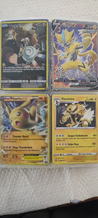 Cartas Pokémon super raras em alta qualidade