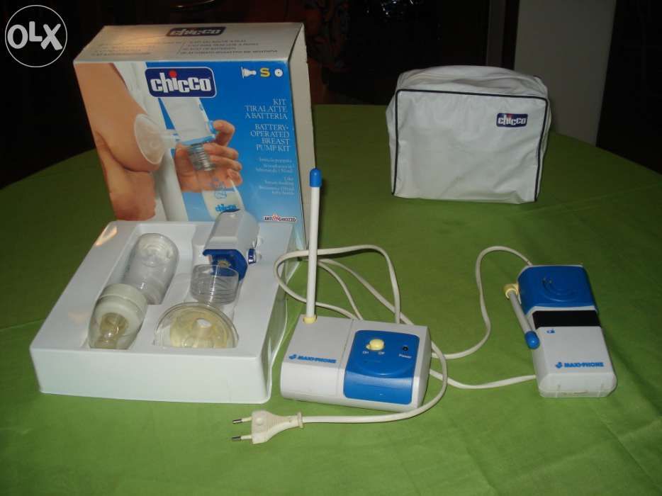Kit para tirar leite a pilhas