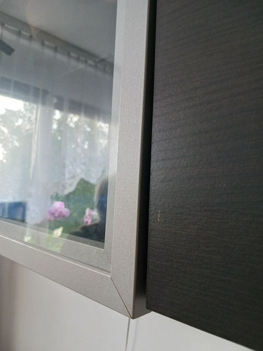 Witryna wisząca ciemny brąz/venge,Łódź