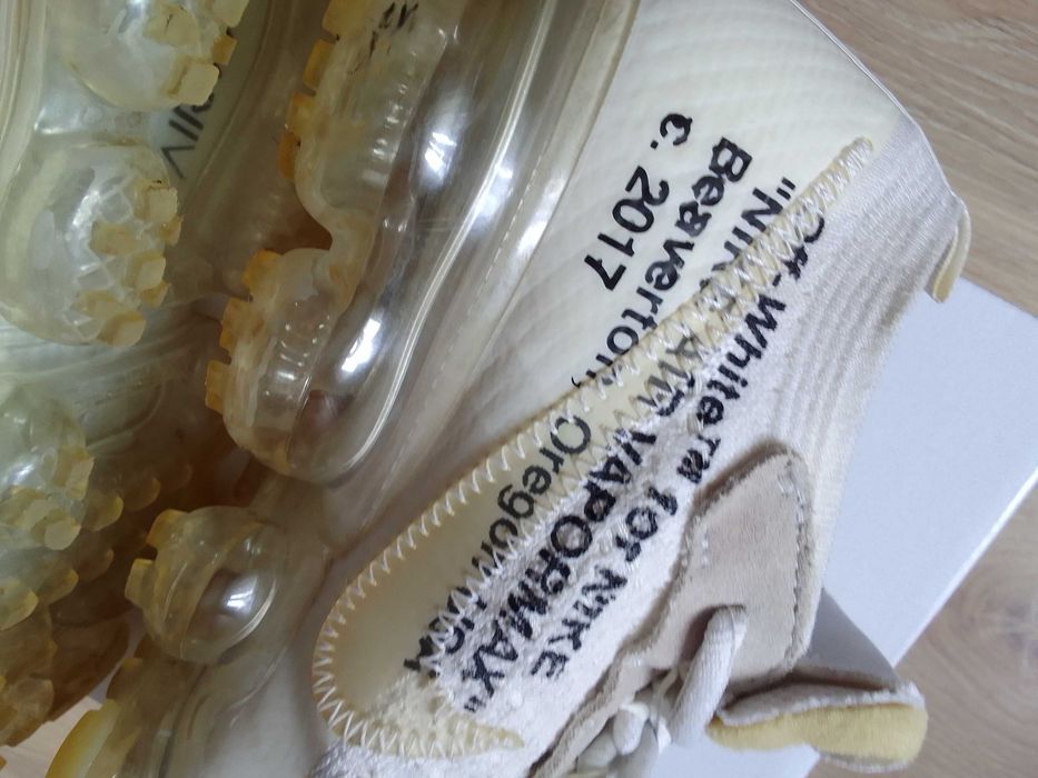 Buty Nike air max vapormax off white 38