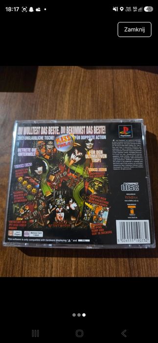 Kiss pinball PlayStation 1
