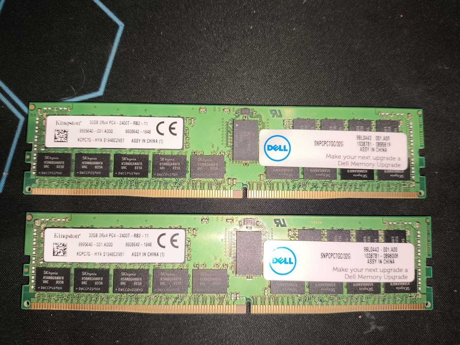 DELL 32Gb 2400mhz RAM ECC - SNPCPC7GC/32G (seminovas)