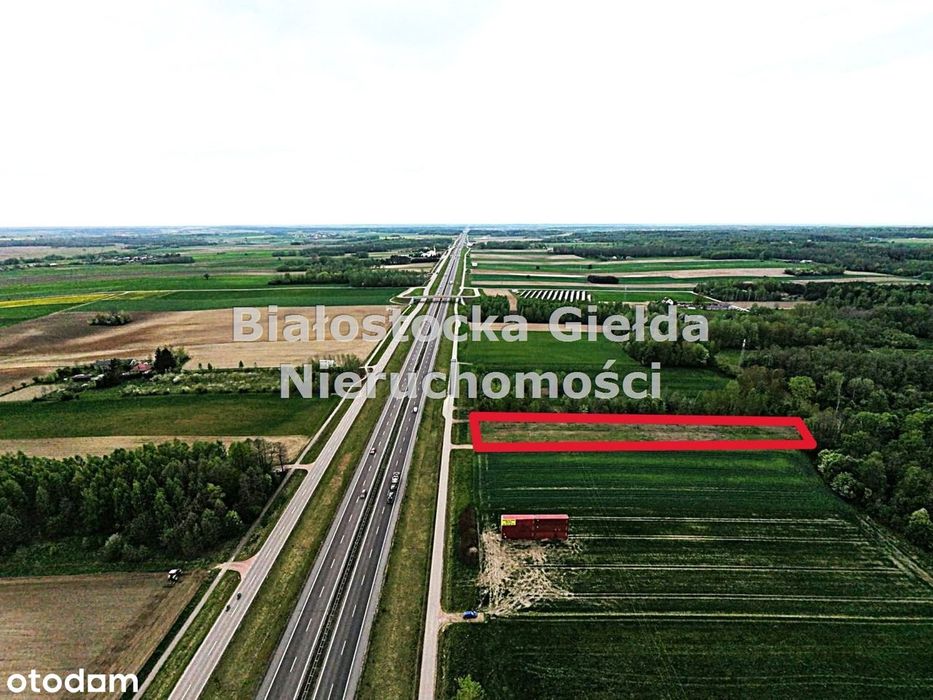 Działka Inwestycyjna 5600 m2 przy S8