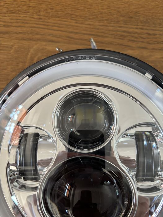 Lampa Led 7'' mocowanie plus Lithbary 4,5 Harley, Yamaha, Honda Suzuki