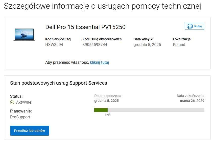NOWY Dell Pro 15 - i5-1334U\120Hz\16GB\SSD512GB\Win11Pro