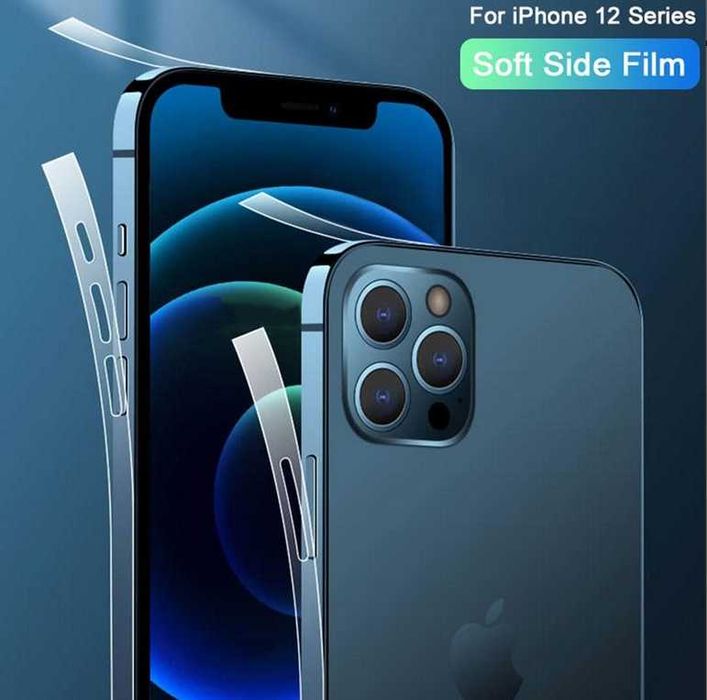 Гідрогелева плівка iPhone-13-14-15-16-17 всі на боки матова 2 шт