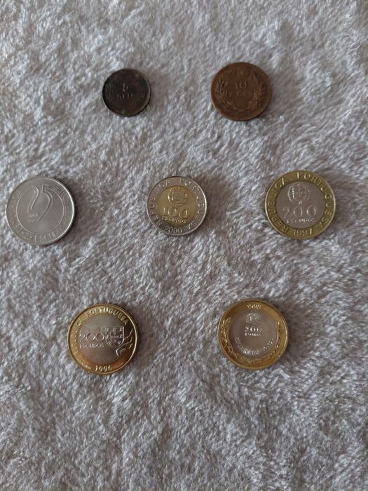 Moedas escudo comemorativas