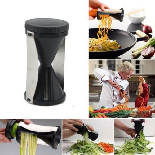 Espiralizador Manual Veggie cortador vegetais espiral vegetariano NOVO